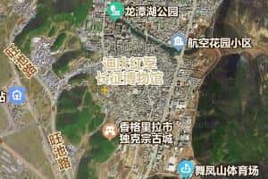 迪慶州地圖