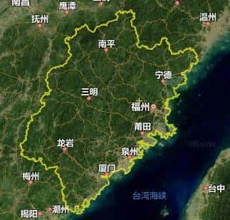福建省地圖